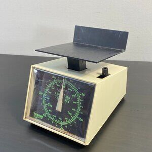 Vintage 70s Modernist Space Age EKS Analog Kitchen Scale Made in Sweden, Working